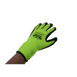 1 Paar Rigger Handschuhe Winter Latex beschichtet. (XL)