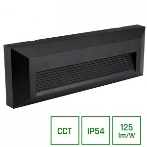 LED Aufbau-Wandlampe ENCANTA 6W 750lm CCT schwarz