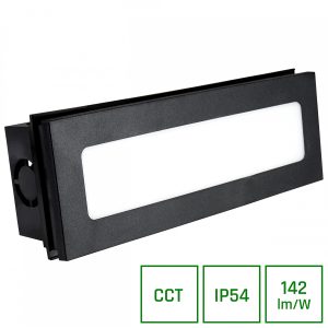 LED Einbau-Wandlampe ENCANTA 6W 850lm CCT schwarz