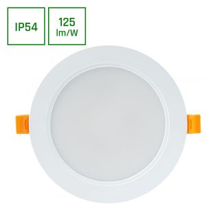 LED Einbau-Panel rund. 12W 1500lm warmweiß. 230V~