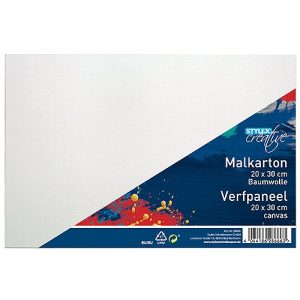 Malkarton. 20 x 30 cm