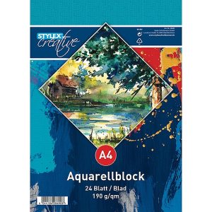 Aquarellblock A4. 24 Blatt. 190 g