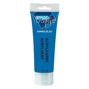 Acrylfarbe. 75 ml. himmelblau