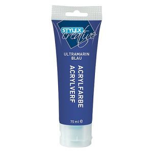 Acrylfarbe. 75 ml. ultramarinblau