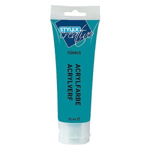 Acrylfarbe. 75 ml. türkis