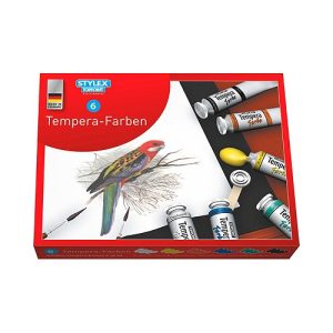 Temperafarben. 6er Set
