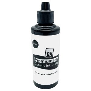 Premium Nachfülltinte für HP Drucker 100ml Schwarz/Black