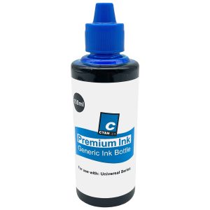 Premium Nachfülltinte für HP Drucker 100ml Cyan