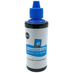 Premium Nachfülltinte für Lexmark Drucker 100ml Cyan