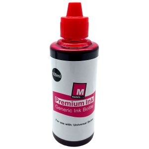 Premium Nachfülltinte für Lexmark Drucker 100ml Magenta