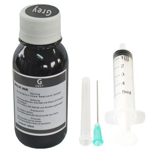 Refill Set 100ml Grau (grey) für Canon-Drucker