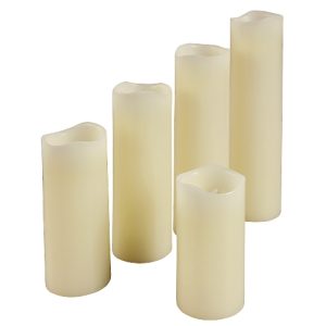 5 LED-Echtwachs-Kerzen im Set 5 LED-Echtwachs-Kerzen im Set