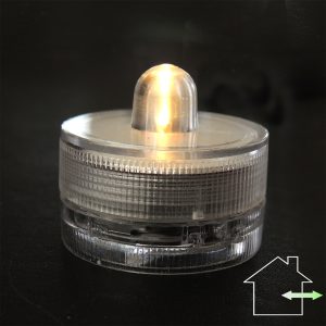 LED Teelicht. wasserdicht warmweiß