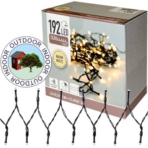 Lichterkette 192 LED 15m warmweiß