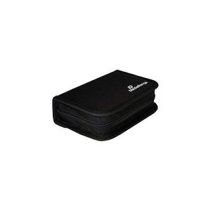 MediaRange Mappe aus Nylon für 6 Sticks / 3 SD-Karten. schwarz