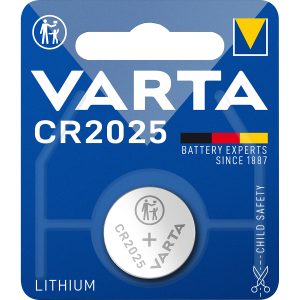 Knopfzelle Lithium. CR2025 Varta