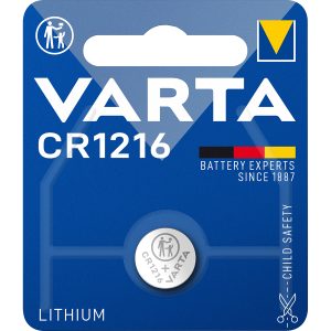 CR1216 – Lithium-Knopfzelle. 3V Varta