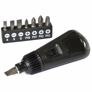 Schraubendreher Set mit Ratschengriff. 9-teilig
