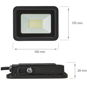 LED Fluter. 30W. 2600lm. warmweiß