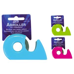Klebebandabroller in trendigen Farben inkl. Klebeband