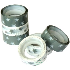 Dekoklebeband Stern Design 10mx15mm