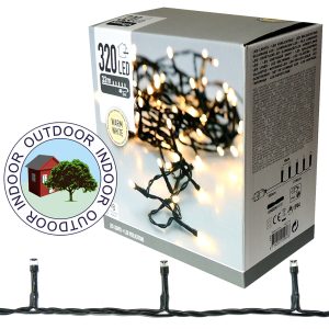 Lichterkette 320 LED 37m warmweiß 8 Modi