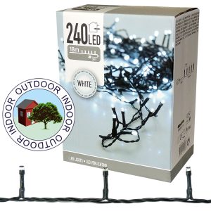 Lichterkette 240 LED 21m kaltweiß