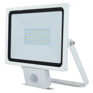 LED Fluter. 30W. 2400lm. warmweißes Licht. Bewegungsmelder