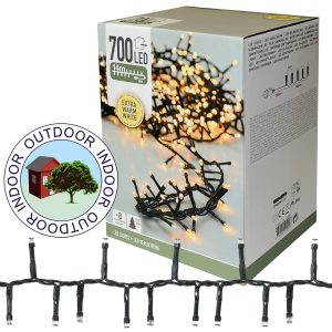 Lichterkette 700 LED 17m extra-warmweiß 8 Modi