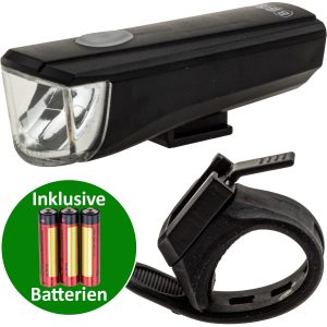 LED Fahrrad Frontleuchte inkl. Batterien