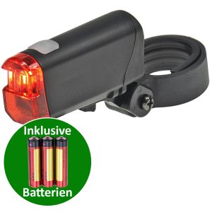 LED Fahrrad Rückleuchte. inkl. Batterien