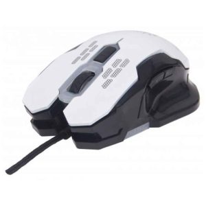 Manhattan USB Optisch 2400DPI Maus Schwarz-Weiß