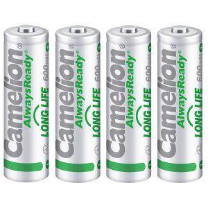 Akku Camelion AlwaysReady Mignon AA 600mAh. 4 Stück
