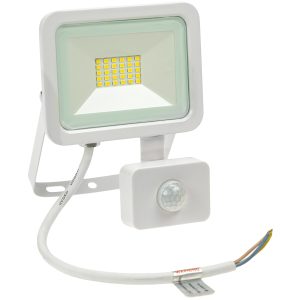 LED Fluter. 20W. 1800lm. kaltweiß. weiß. Bewegungsmelder
