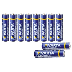 10 Micro-Batterien. Varta Industrial. AAA 1.5V