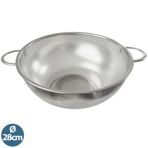 Edelstahl Abtropfsieb 28cm