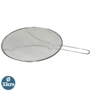 Edelstahl Pfannen-Spritzschutz 33cm