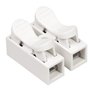 Lüsterklemme mit Betätigungshebel. 0.5-2.5mm²