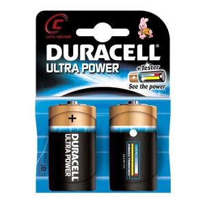 Duracell Ultra Baby (C)-Batterien mit Powercheck. 2er-Pack. LR14
