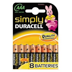 Duracell Simply LR03/AAA (Micro) 8 Batterien 1.5V