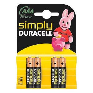 Duracell Simply LR03/AAA (Micro) 4 Batterien 1.5V