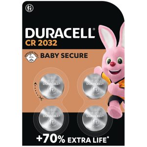 Duracell 3V Lithium 2032 Knopfzelle 4er Pack