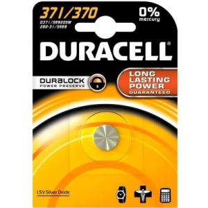 Duracell 1.5V Silberoxid 371/370 Knopfzelle