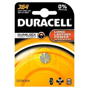 Duracell 1.5V Silberoxid 364 Knopfzelle