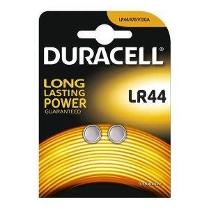Duracell 1.5V Alkali-Mangan LR44 Knopfzellen. 2er