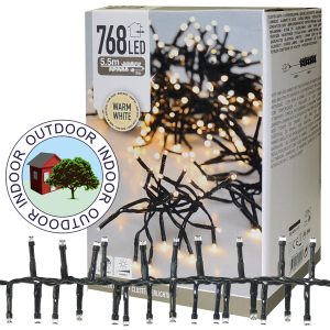 Lichterkette 768 LED 8.5m warmweiß Timer. dimmbar