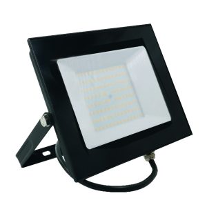 LED Fluter. 100W. 7500lm. neutralweiß. Ultraslim. schwarz