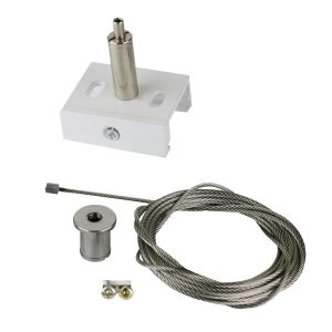 Stahlseil-Kit SP2 für Schienensystem 8m. weiß