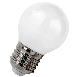 LED Birne E27. 1W Filament Mattglas. 90lm. warmweiß