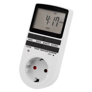 Digitale Zeitschaltuhr 10 Programme. 24Std Timer